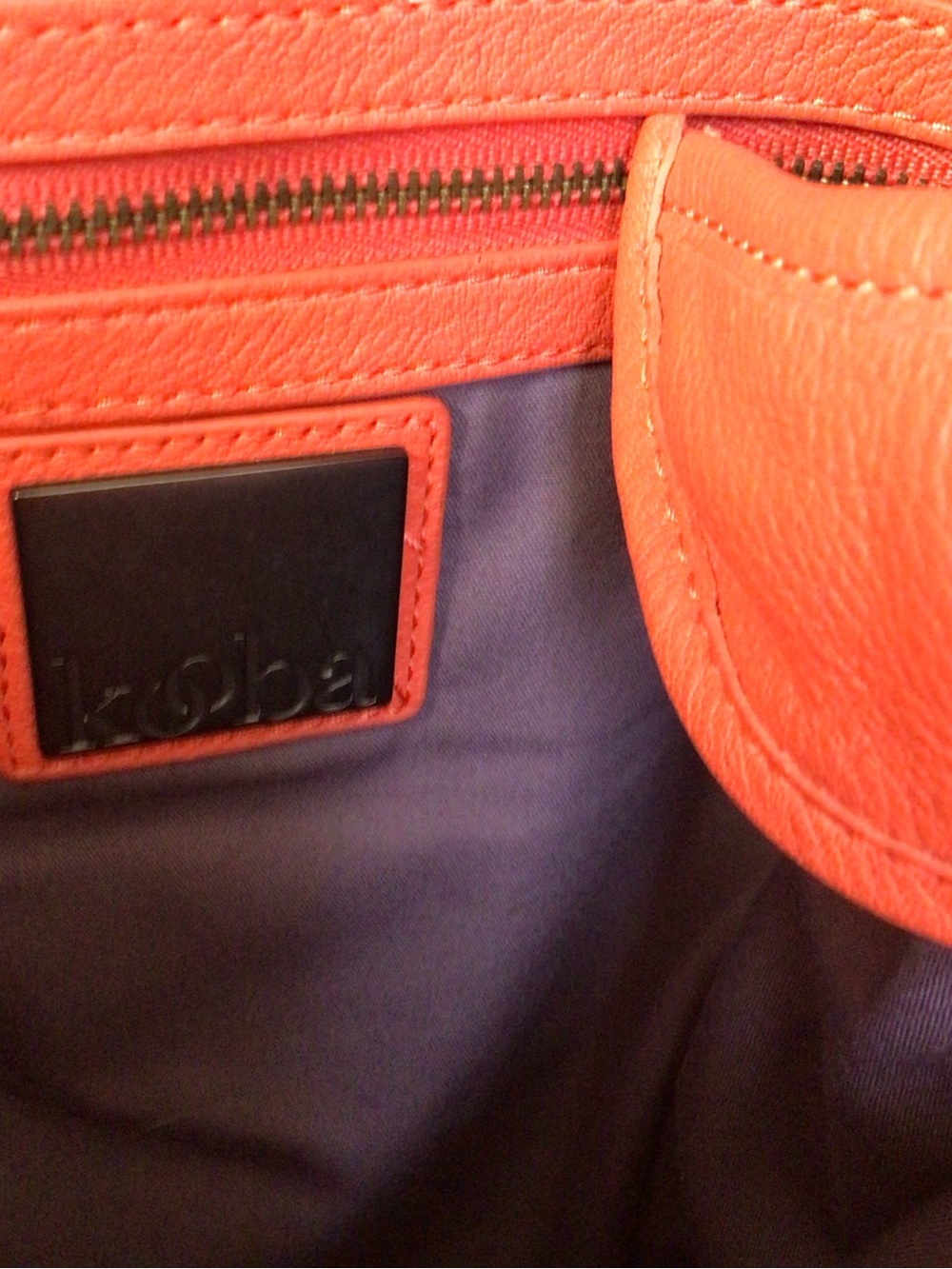 Kooka Women’s Orange Soft Leather Shoulder Bag – Stylish Everyday Tote - Picture 9 of 10